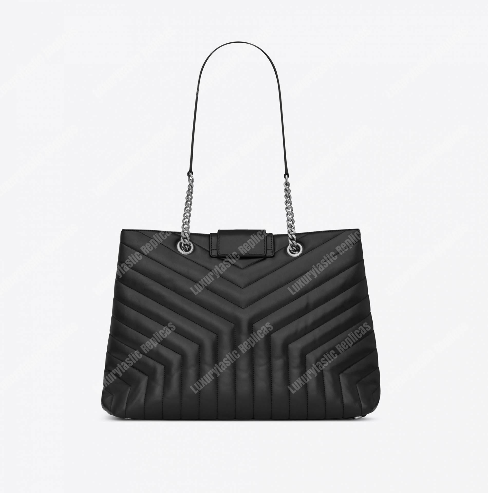 Saint Laurent Large Loulou Shopping Bag Black