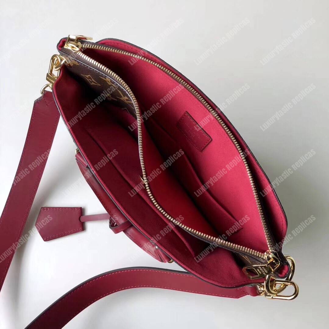 LV Flower Zipped Tote Pm Monogram canvas Lie de Vin