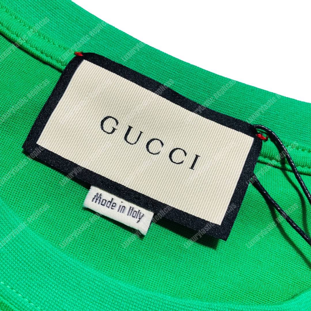 G*u*i cotton t-shirt green