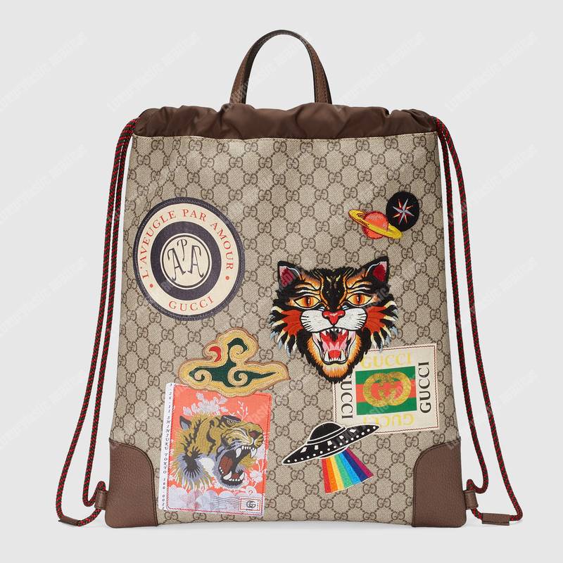 G*u*i courrier soft gg sup*e drawstring backpack
