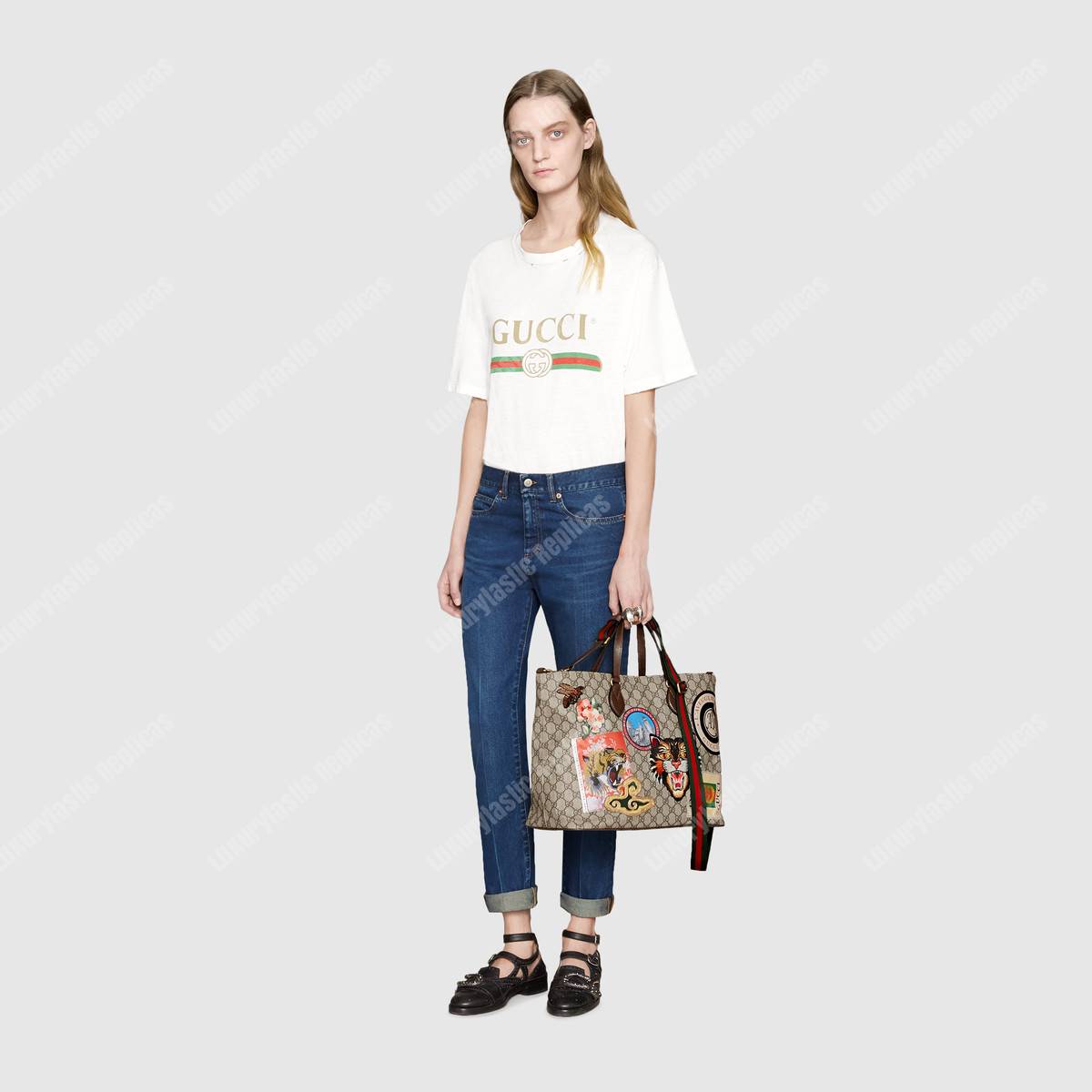 G*u*i courrier soft gg sup*e tote