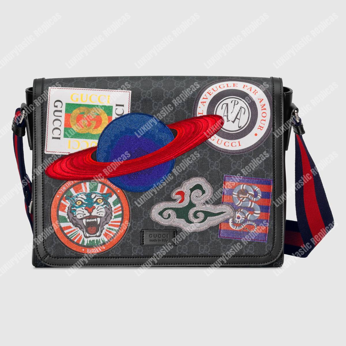 G*u*i night courrier gg sup*e flap messenger