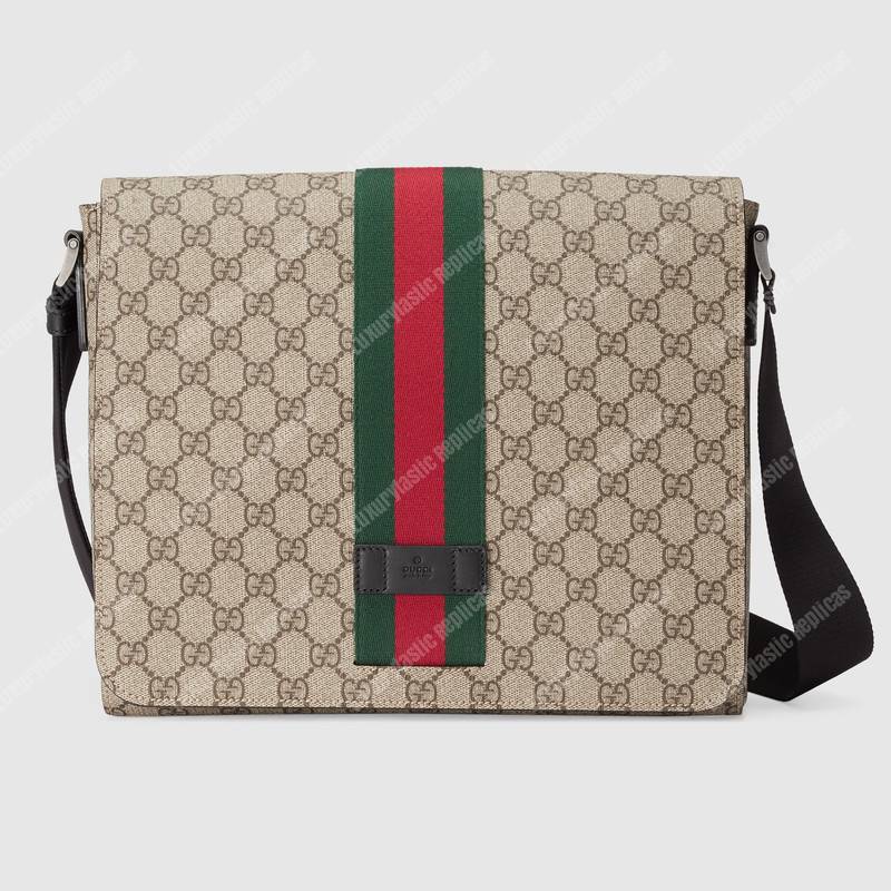 gg Sup*e messenger bag beige/ebony