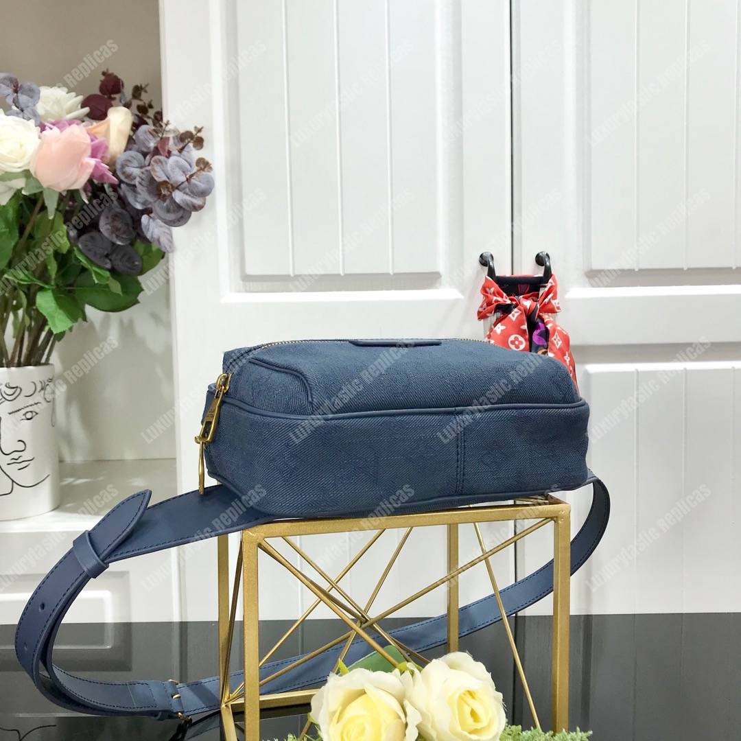 LV Outdoor Bumbag Denim Fabric Monogram Navy
