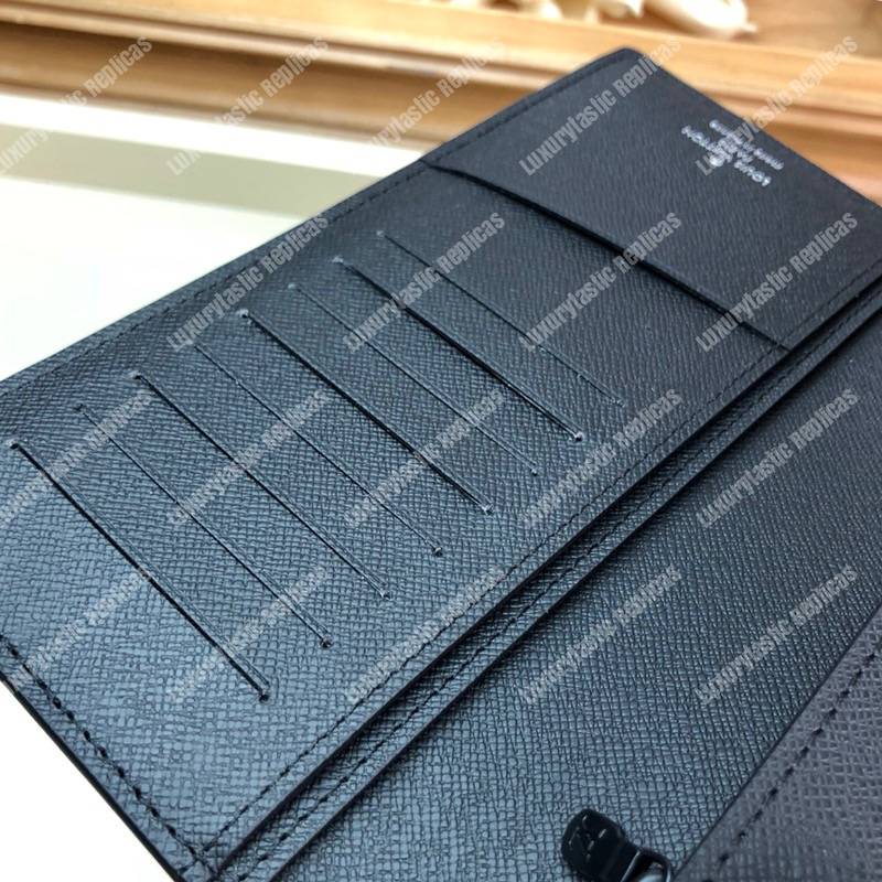 LV Abloh Brazza Wallet Taiga