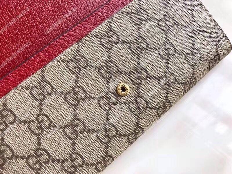 G*u*i neo vintage sup*e continental wallet red