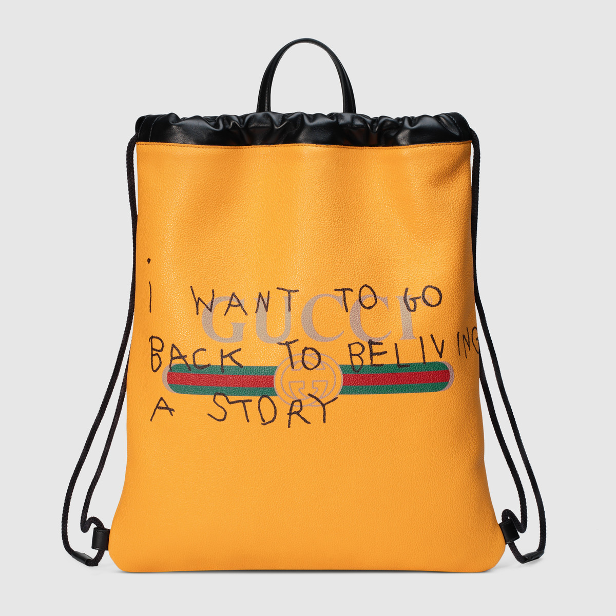 G*u*i coco capitán logo backpack yellow