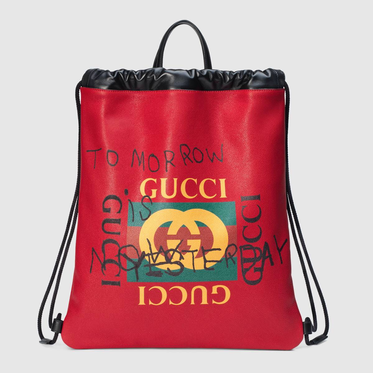 G*u*i coco capitán logo backpack red