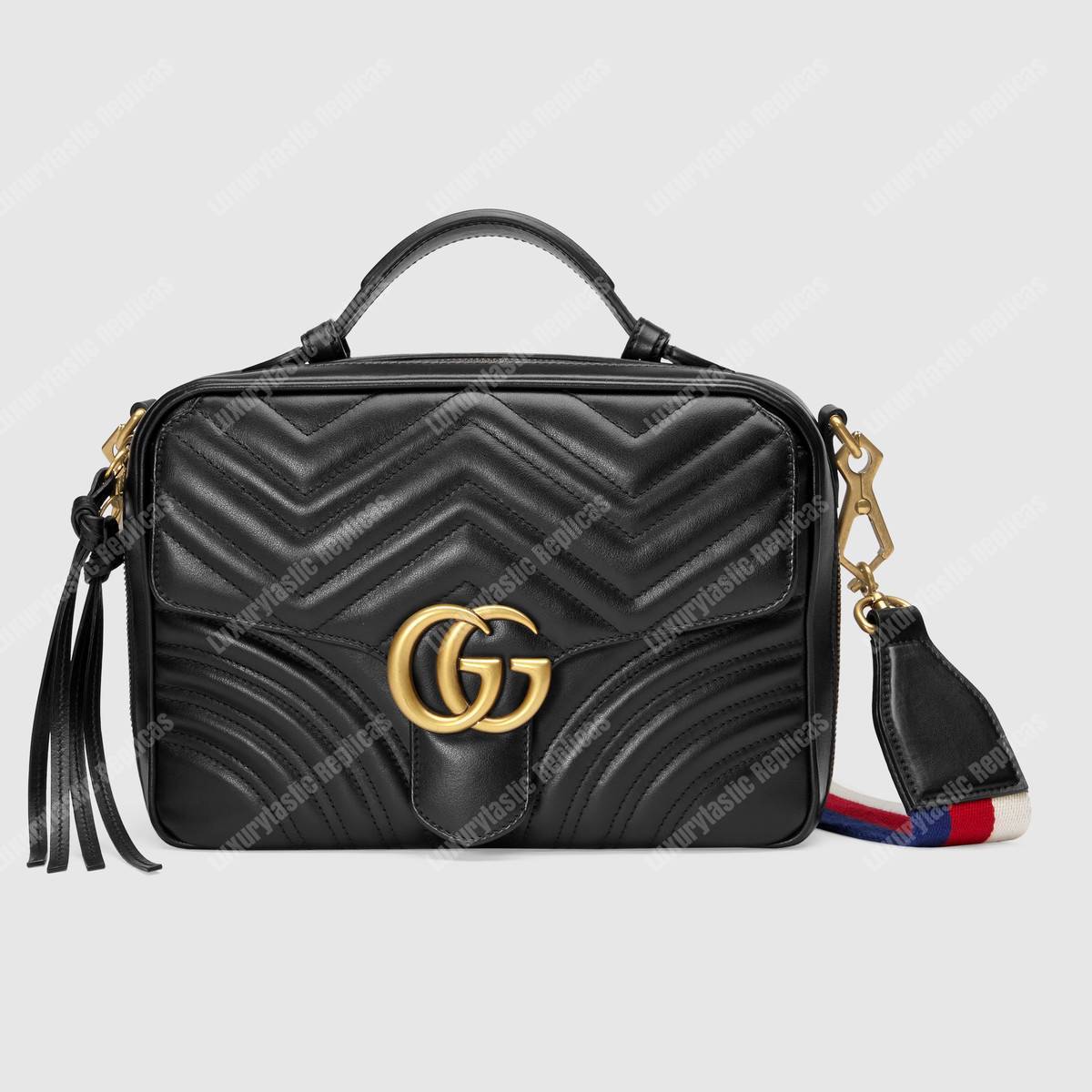 G*u*i gg marmont small shoulder bag black