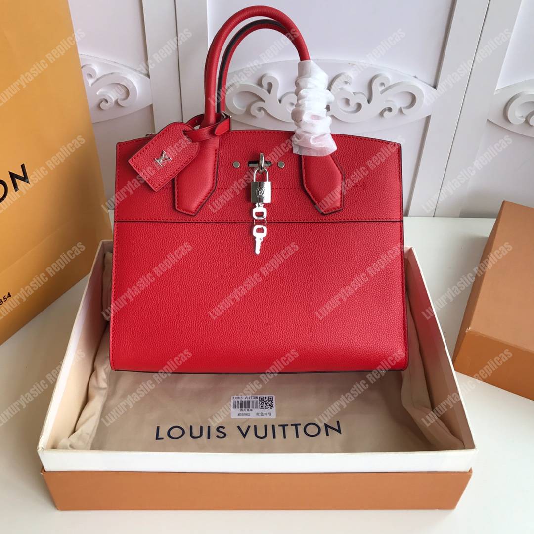 LV City Steamer MM Autres Cuirs Rubis