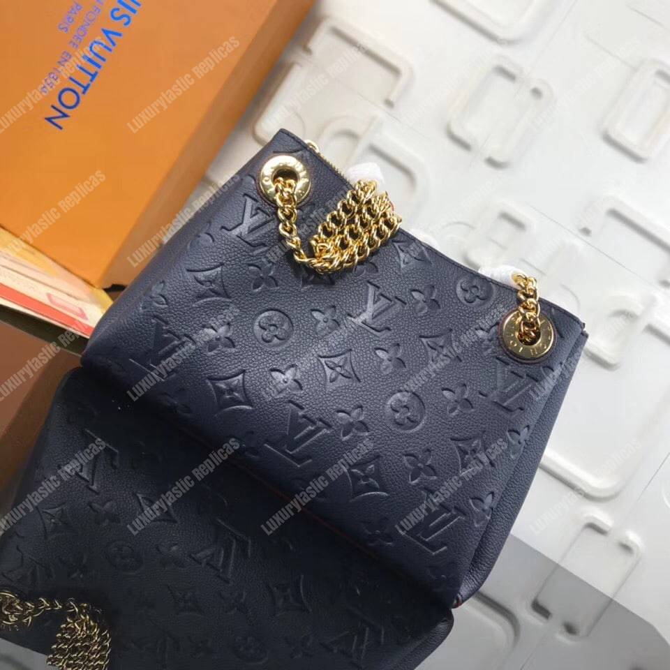 LV Surene BB Monogram Empreinte Leather Marine Rouge