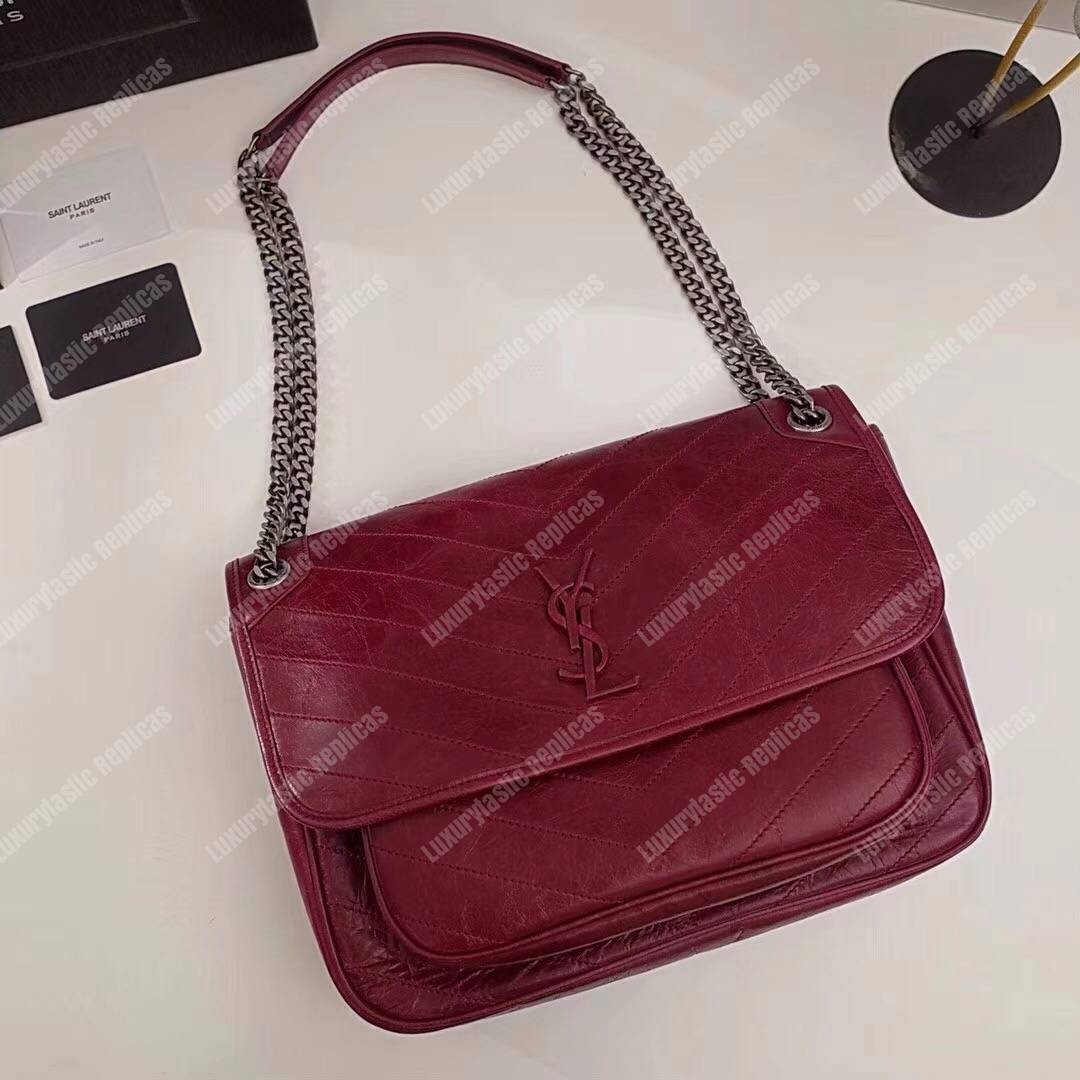 Saint Laurent Niki Large Red Vintage