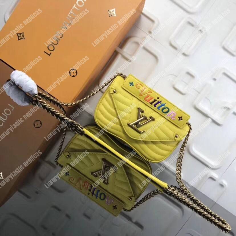 LV New Wave Chain Bag PM Yellow