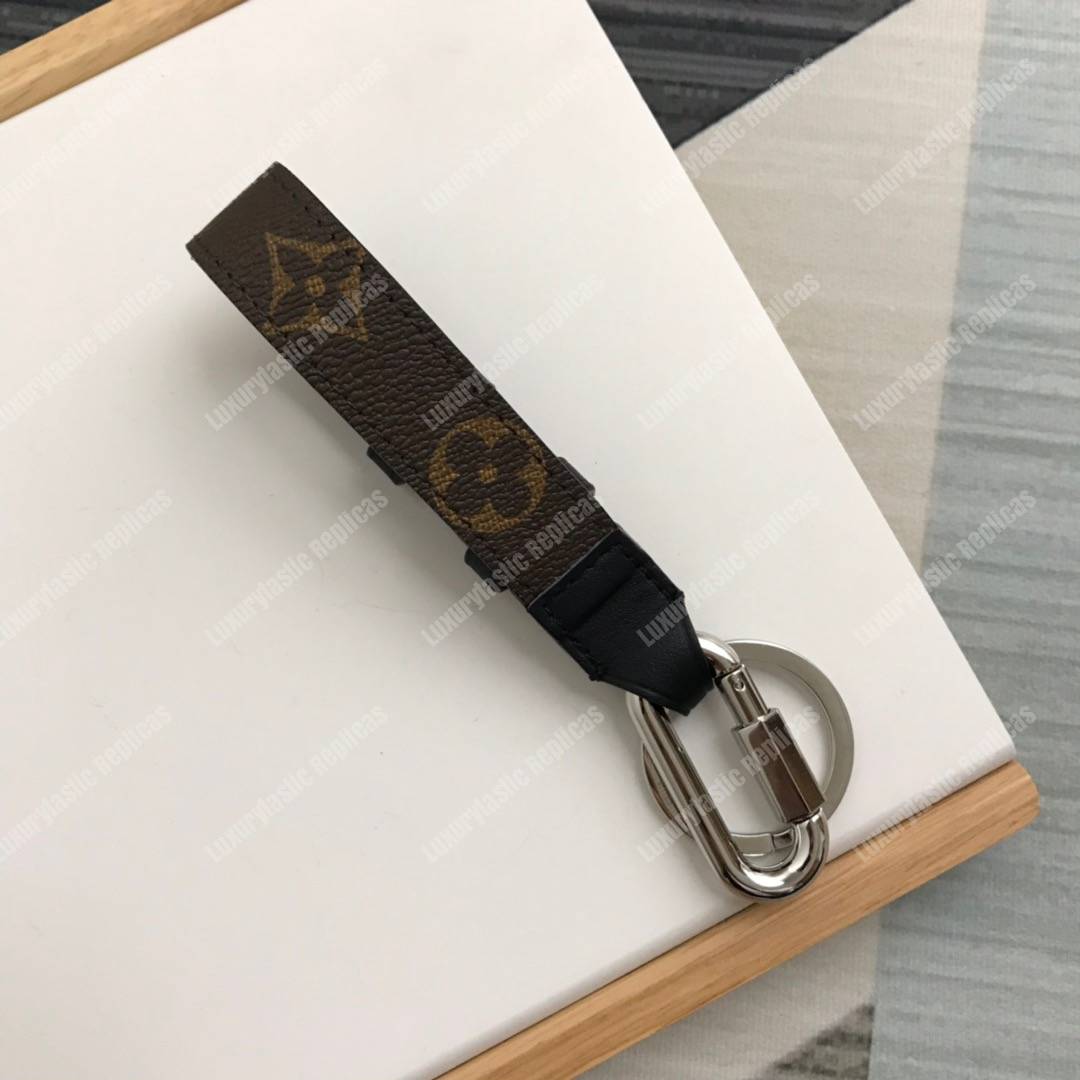 LV Harness Dragonne Bag Charm and Key Holder Monogram Canvas