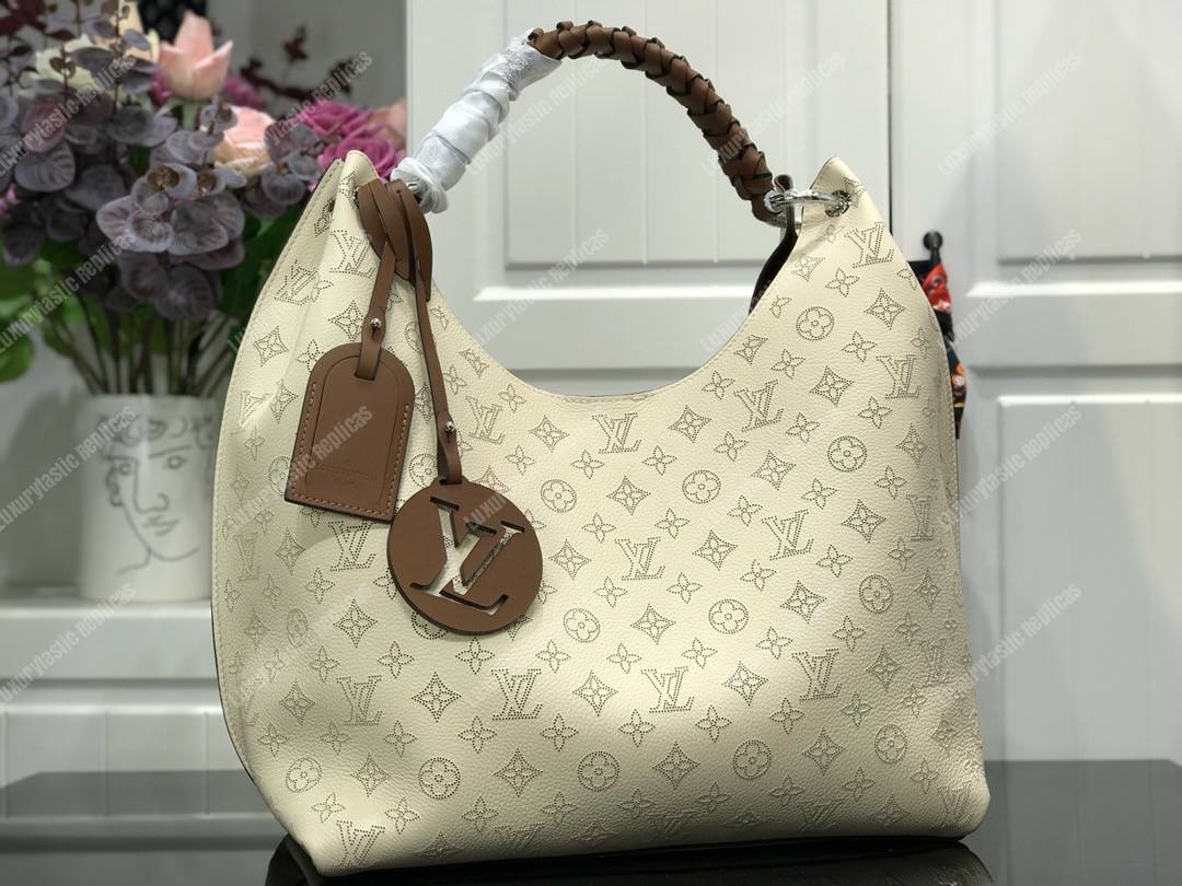 LV Carmel Mahina Monogram Creme