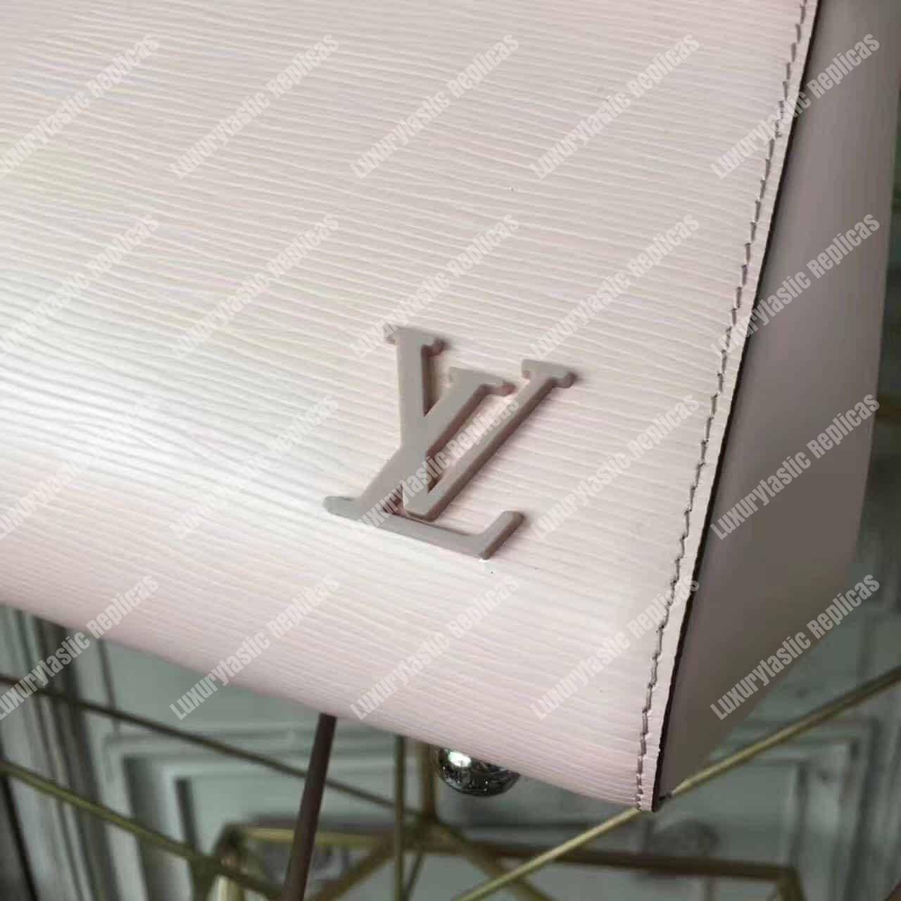 LV Cluny MM Bag Epi Leather Rose Ballerine