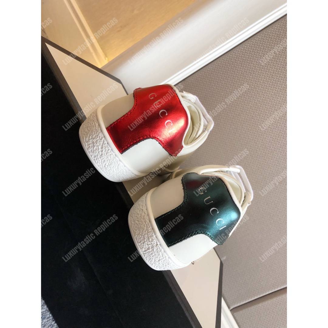 G*u*i rhyton sneaker with G*u*i strawberry