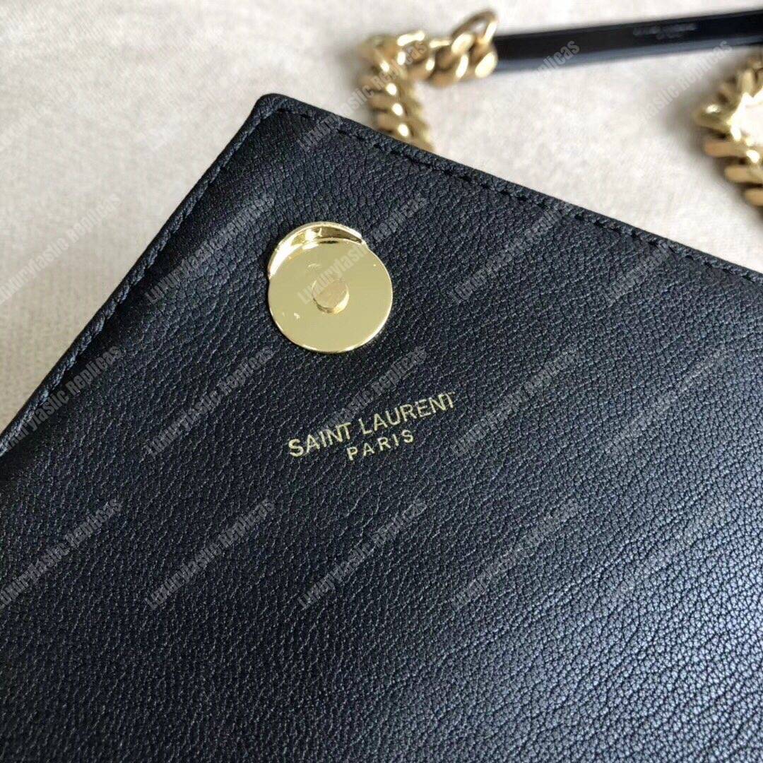 Saint Laurent Medium College Bag In Black
