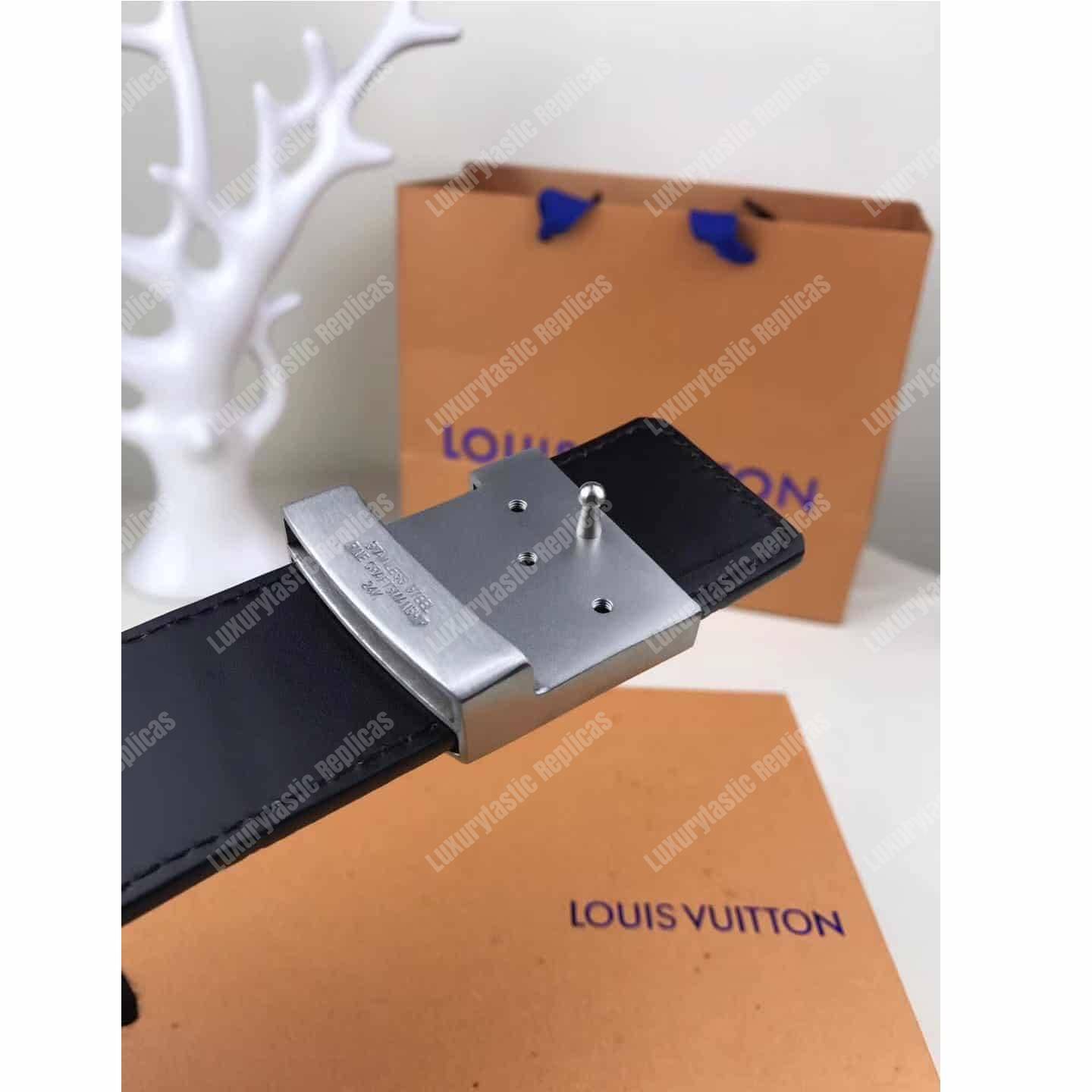 LV Initiales 40MM Crocodilien Brilliant Leather