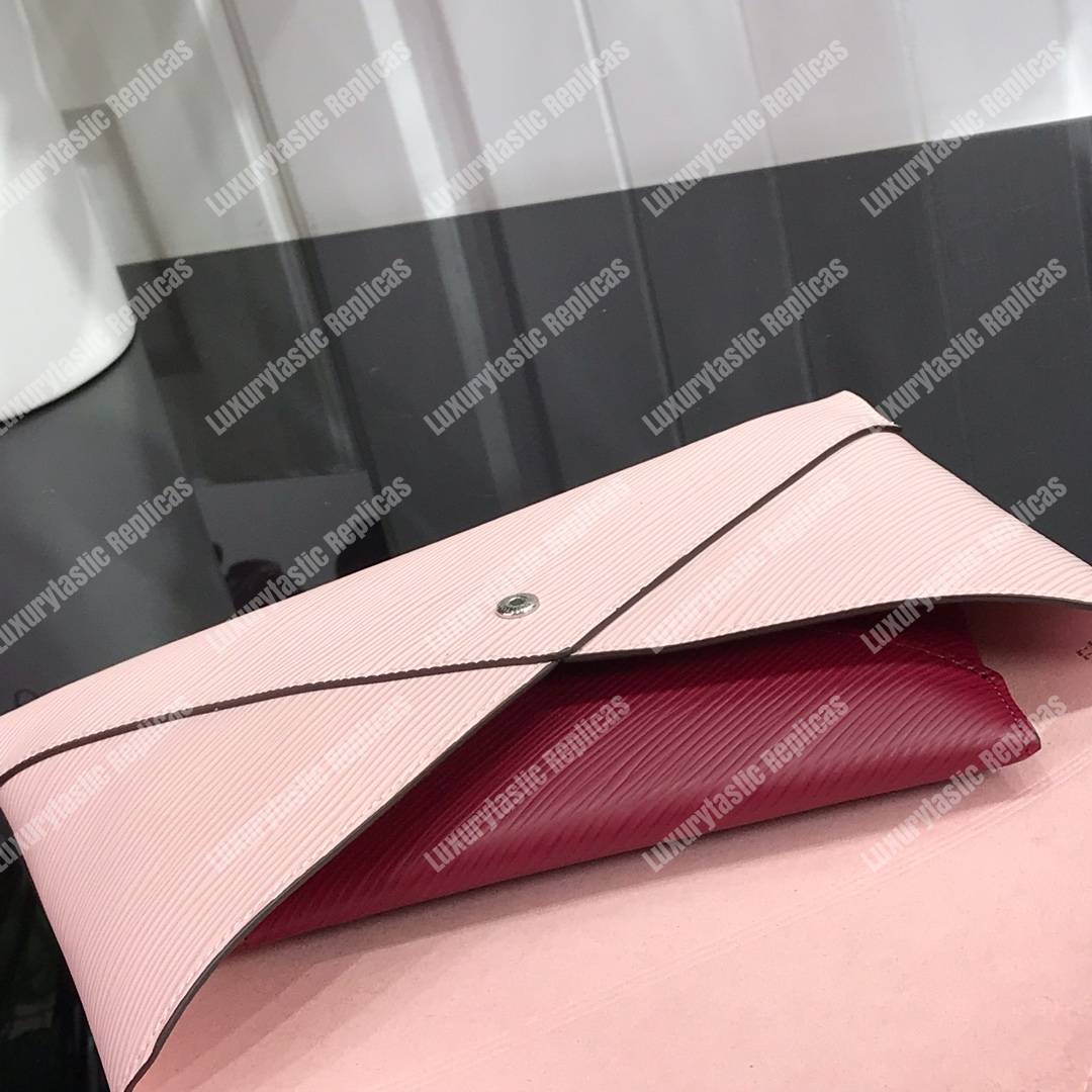 LV Pochette Kirigami Epi Leather 3-in-1 Rose Ballerine Pink/ Fuchsia / Coquelicot