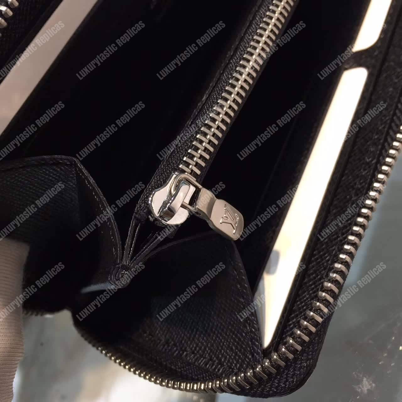 LV Clemence Wallet Epi Leather Noir