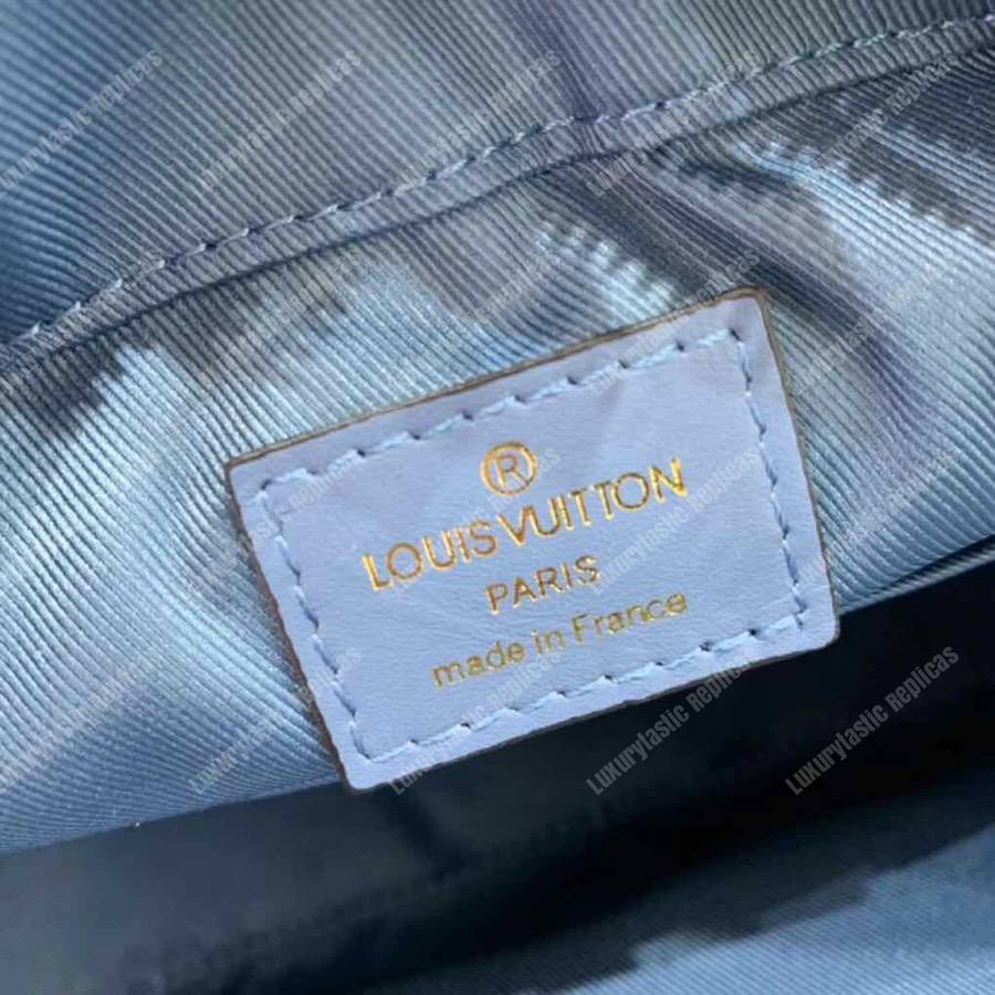LV Saintonge Handbag Damier Azur Sky Blue