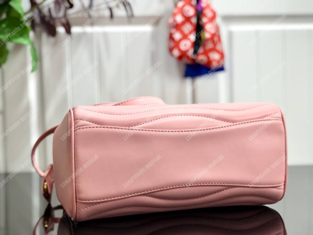 LV New Wave Top Wave Tophandle Handbag Pink