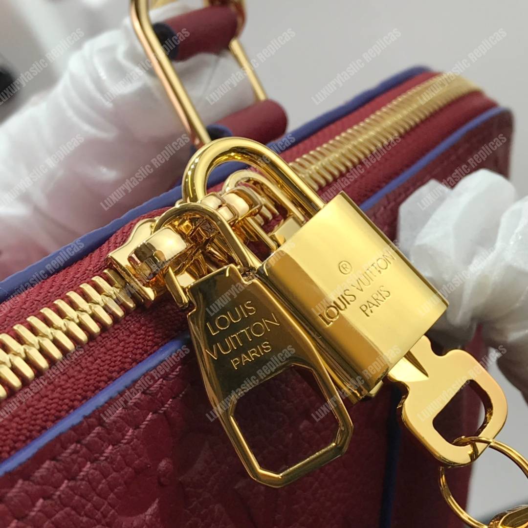 LV Neo Alma PM Monogram Empreinte Cherry Berry