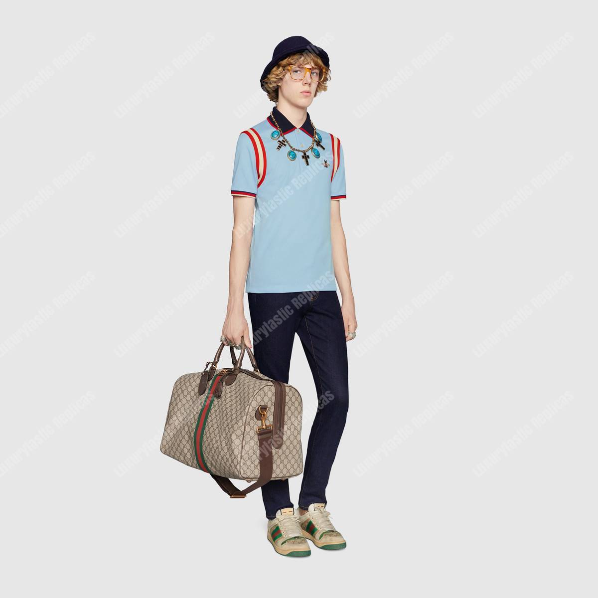 G*u*i ophidia gg large carry-on duffle
