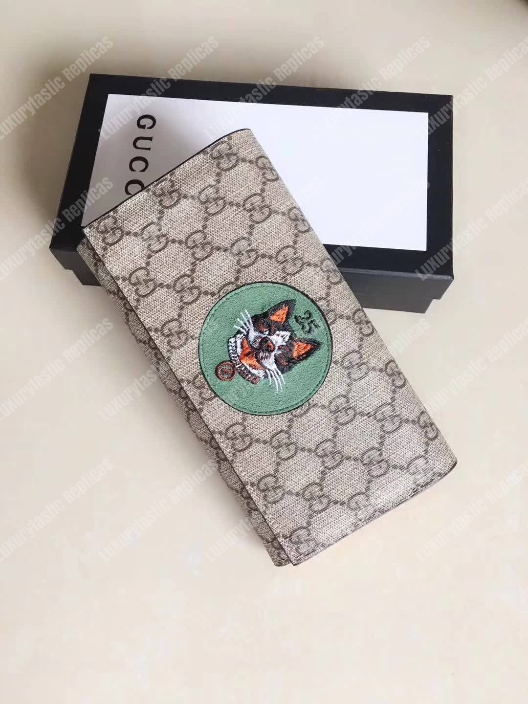 gc gg Sup*e green bosco patch wallet