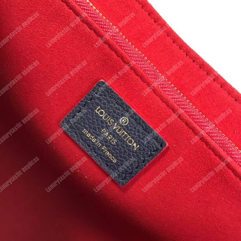 LV Vavin MM Monogram Empreinte Leather Marine Rouge