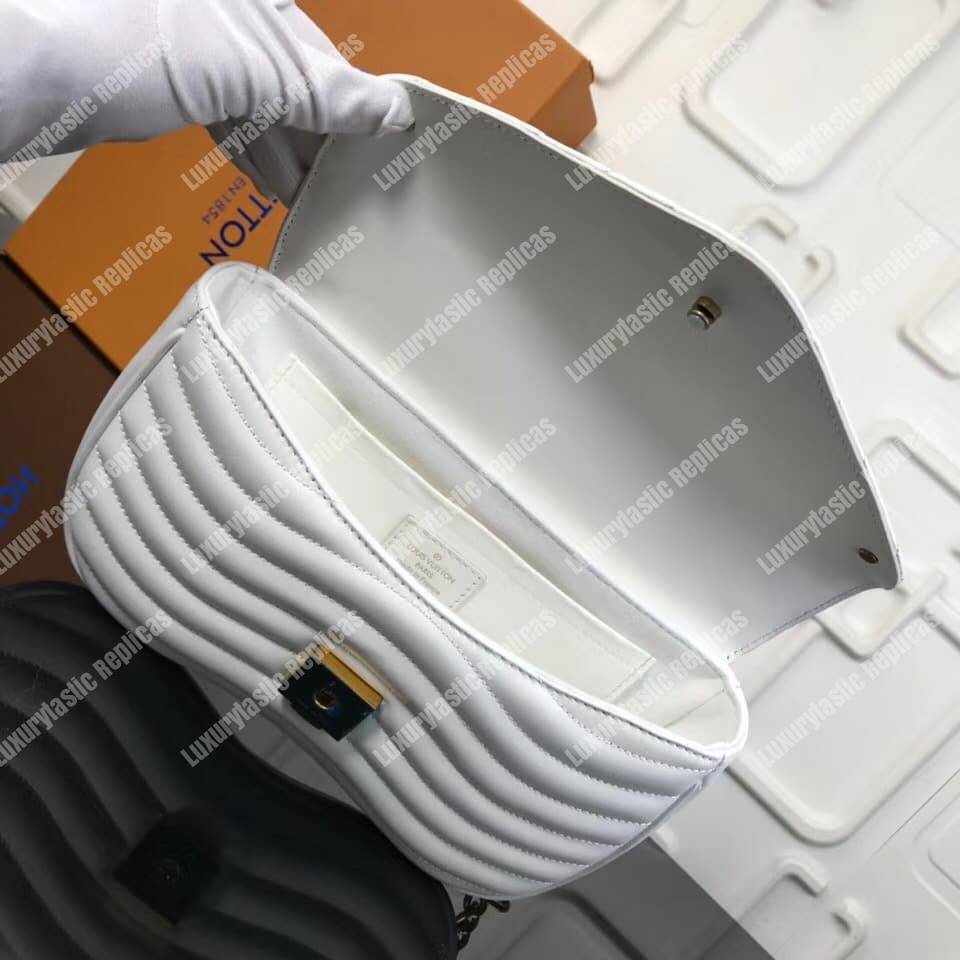 LV New Wave Chain Bag MM White