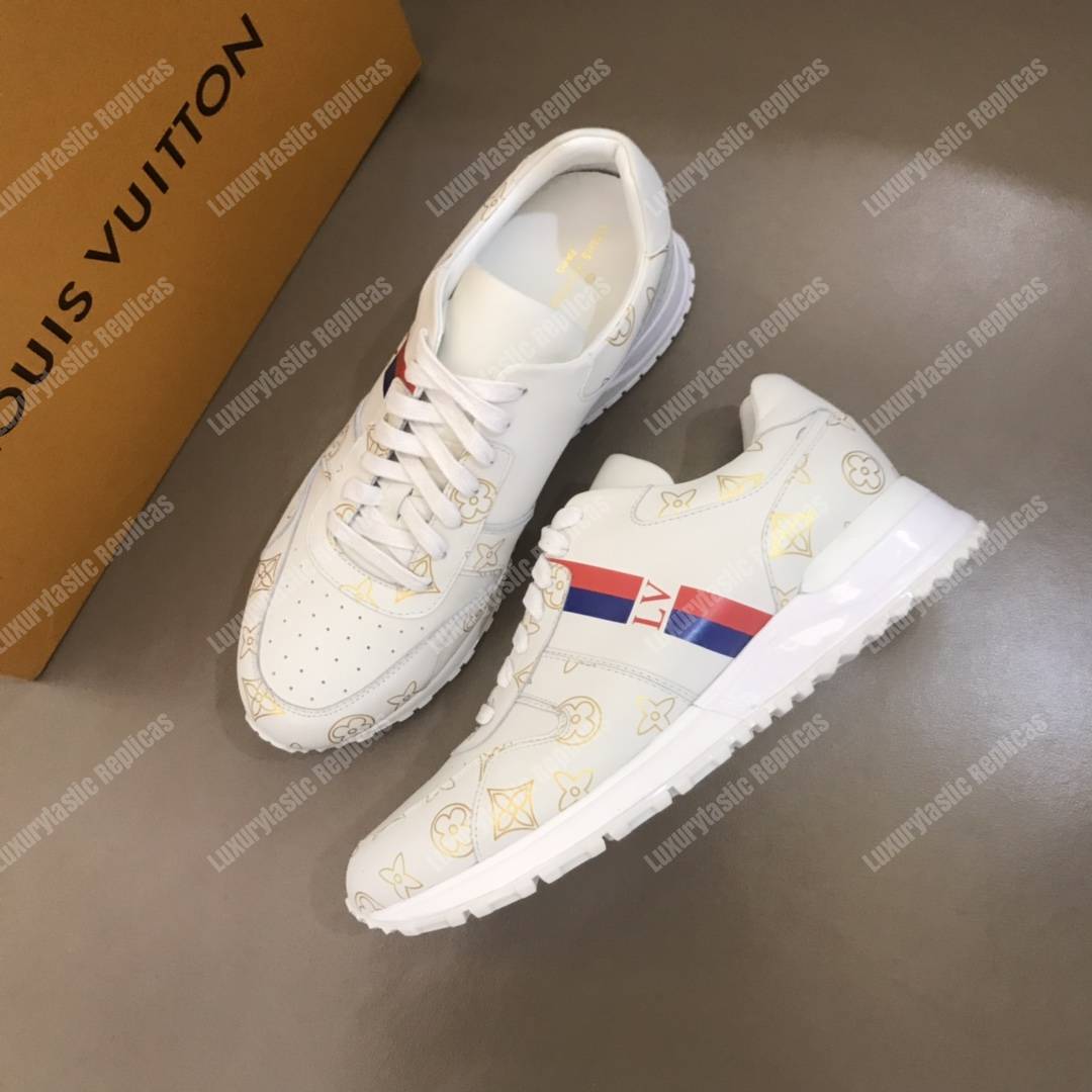LV Sneaker Run Away Monogram Gold