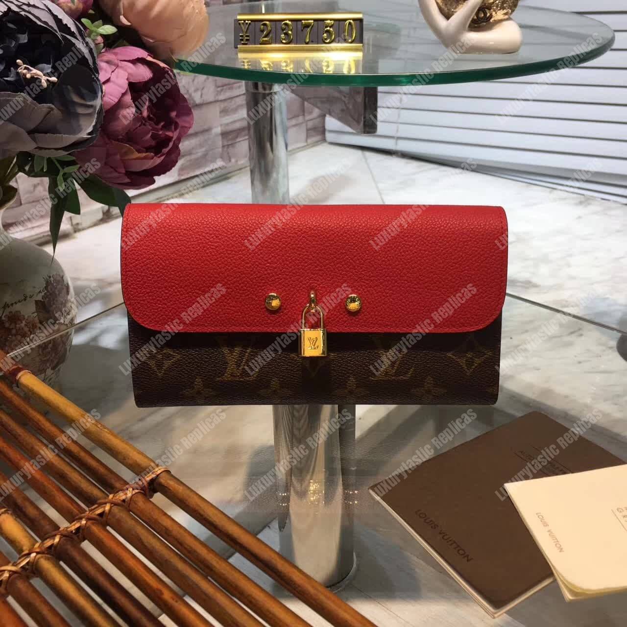 LV Canvas Venus Wallet Monogram Cherry