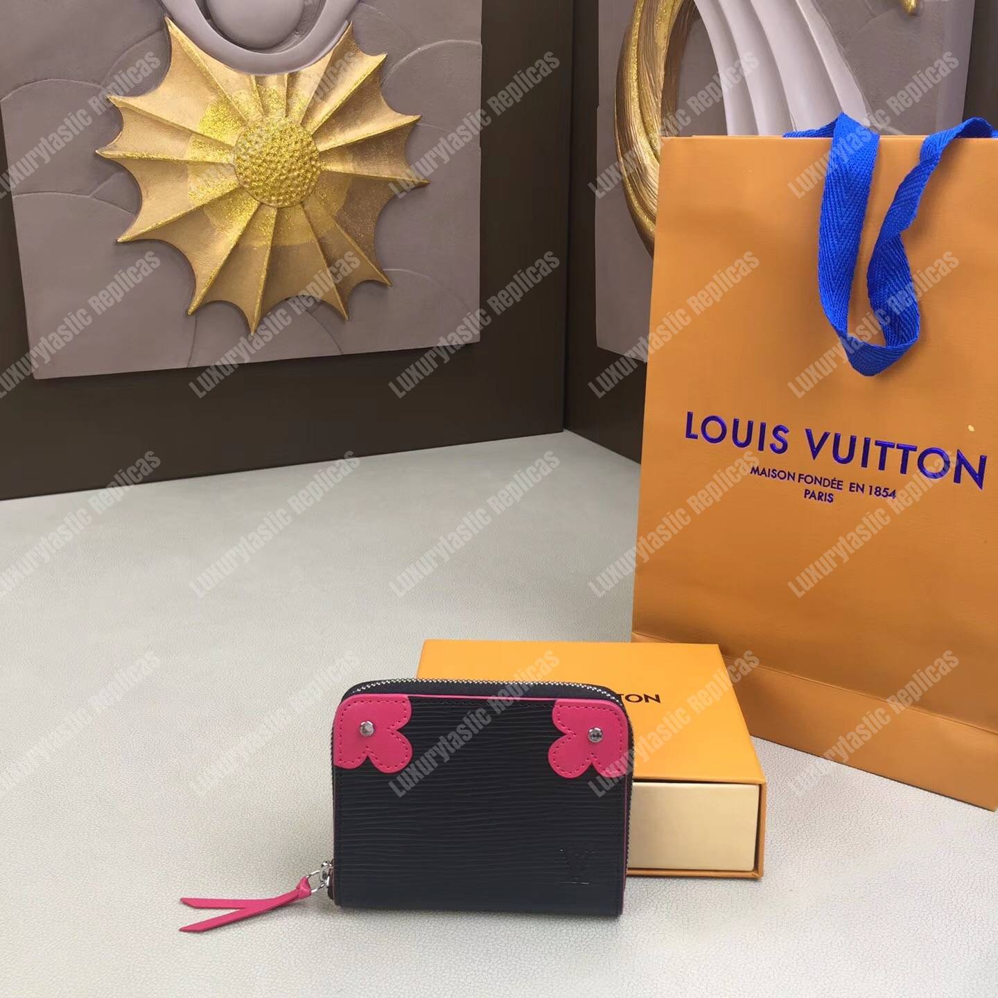 LV Zippy Coin Purse Epi Leather Black