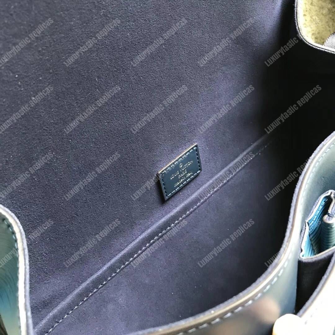 LV Messenger PM Epi Leather Blue