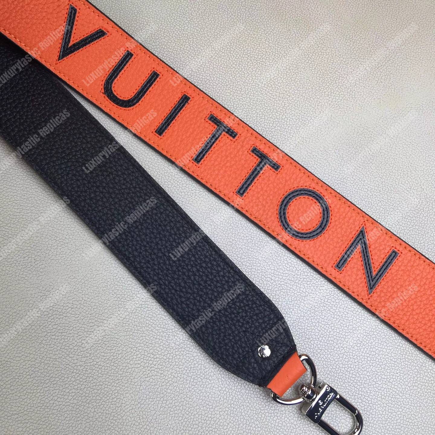 LV Bandouliere Taurillon Leather Orange