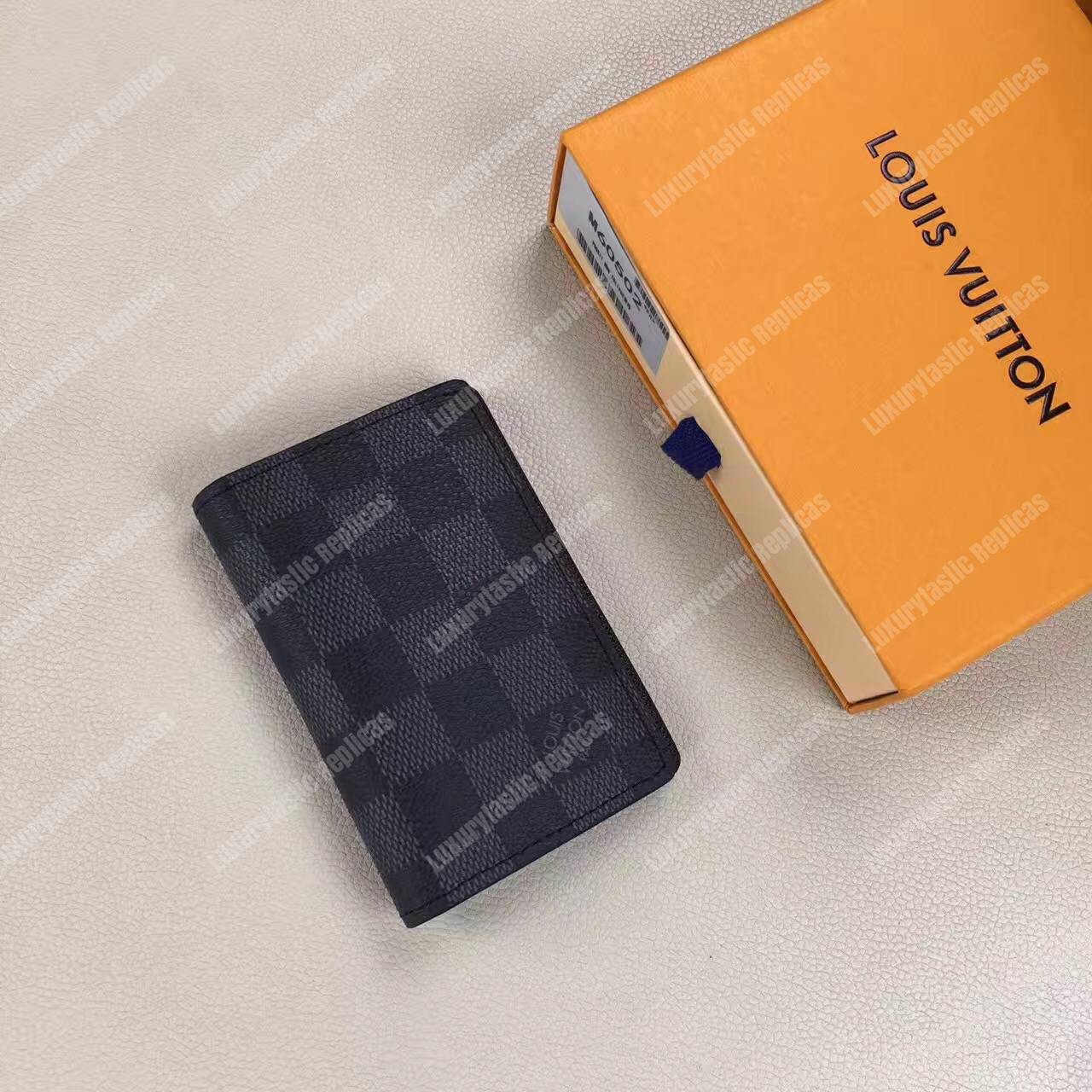 LV Pocket Organizer Damier Graphite Canvas