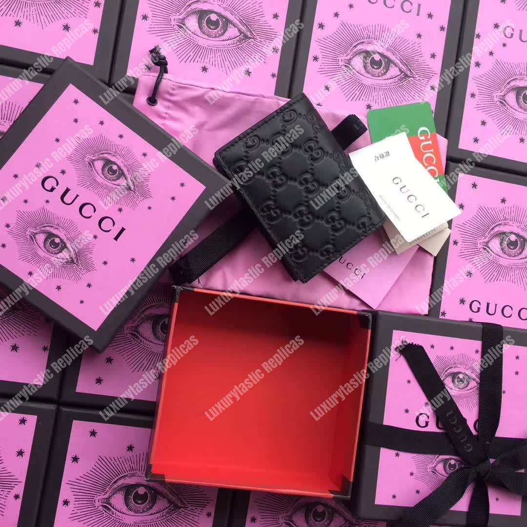 G*u*i signature card case in black