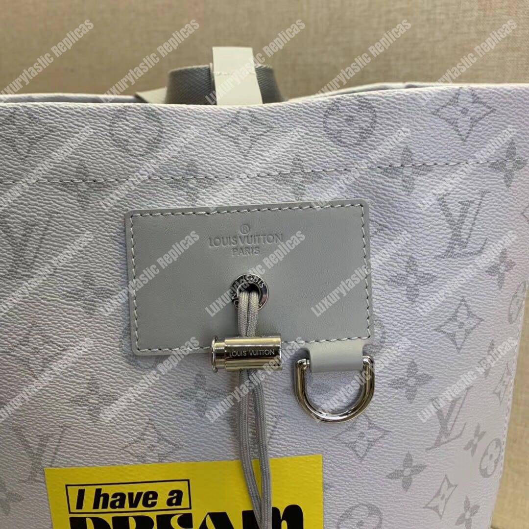 LV Chalk Backpack Monogram Blanc