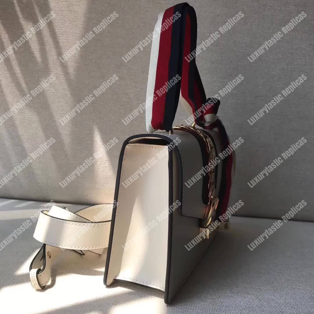 G*u*i sylvie small shoulder bag off-white