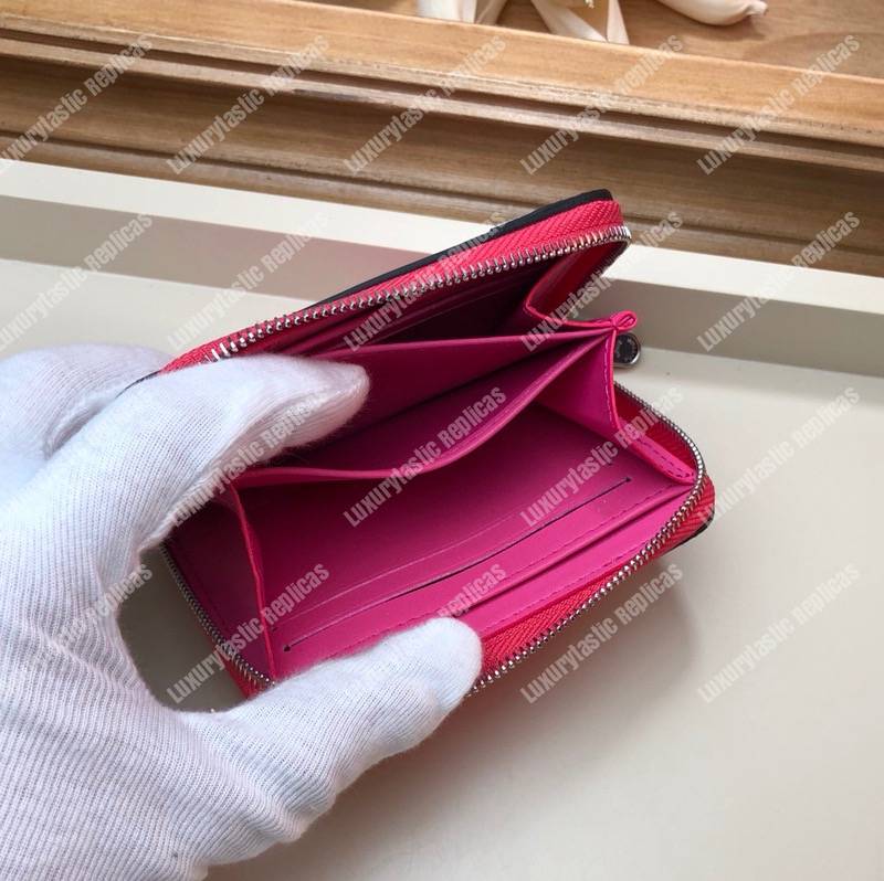 LV Zippy Coin Purse Patent Leather Monogram Berlingot Pink