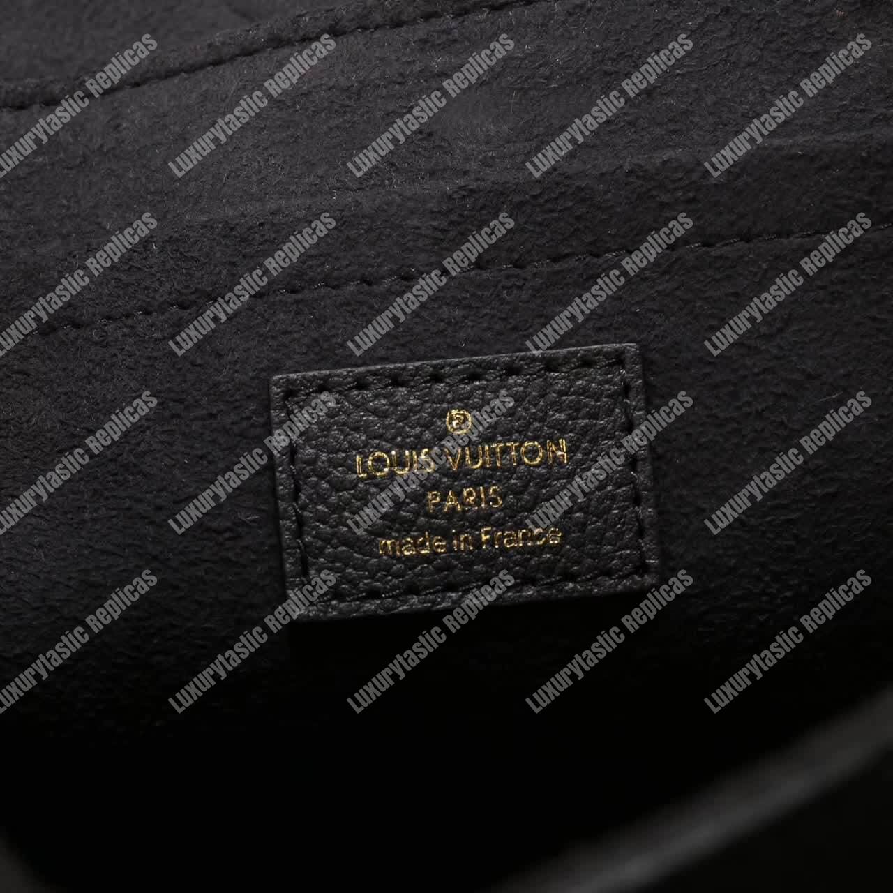 LV Saint Sulpice PM Monogram Empreinte Leather Noir