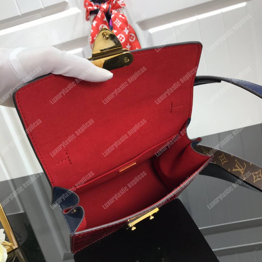 LV Spring Street Monogram Vernis Scarlet