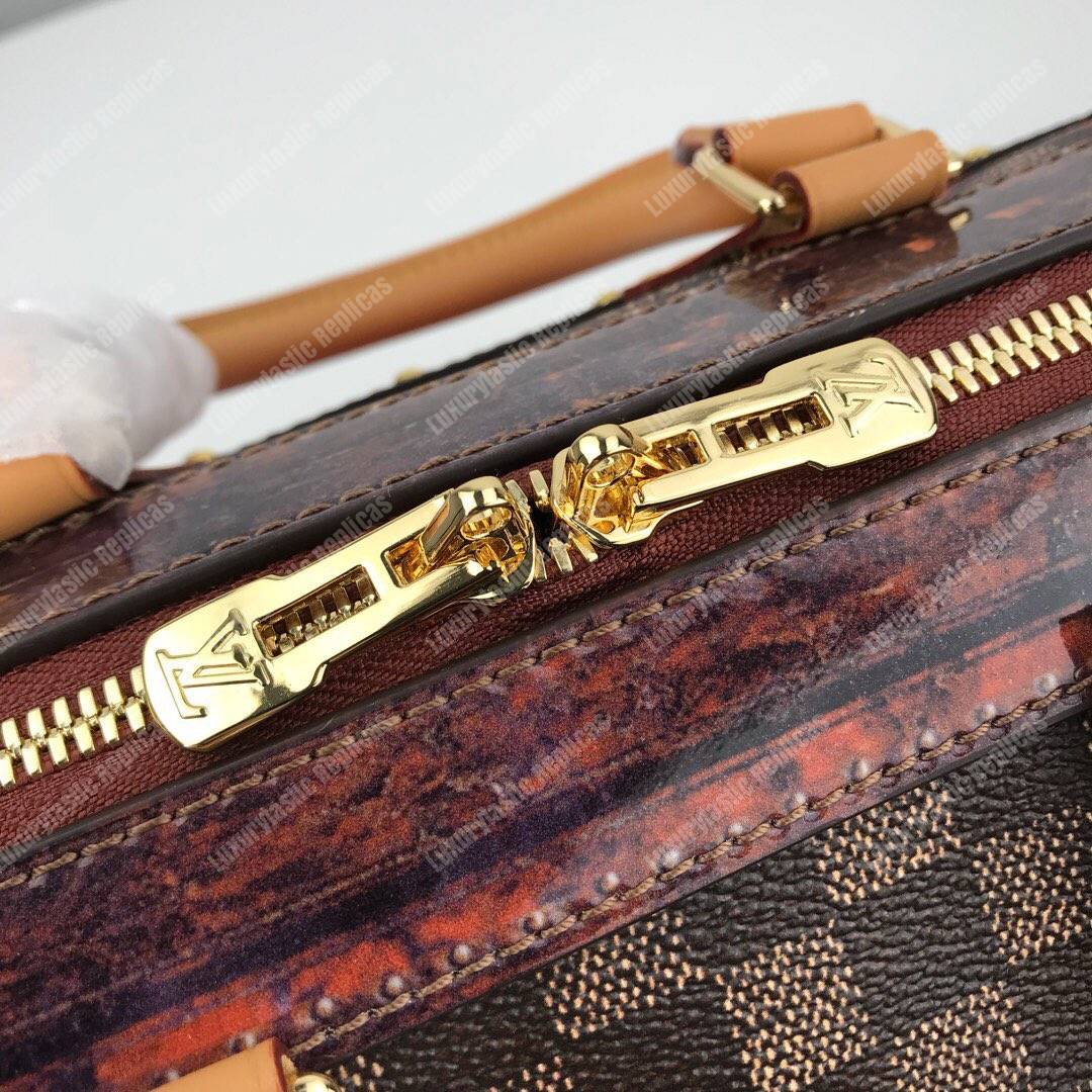 LV Speedy Bandouliere 25 Damier Time Trunk