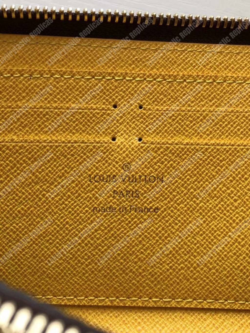 LV Clemence Wallet Monogram Safran