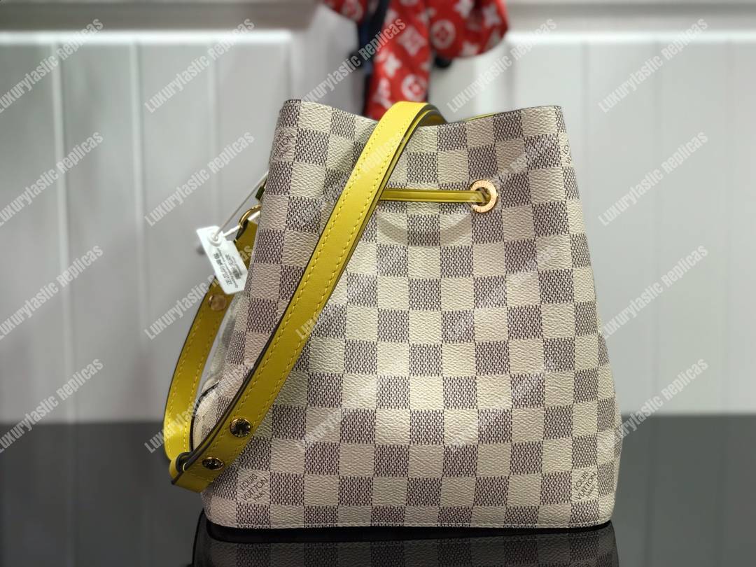 LV Noé BB Damier Azur Canvas Pineapple