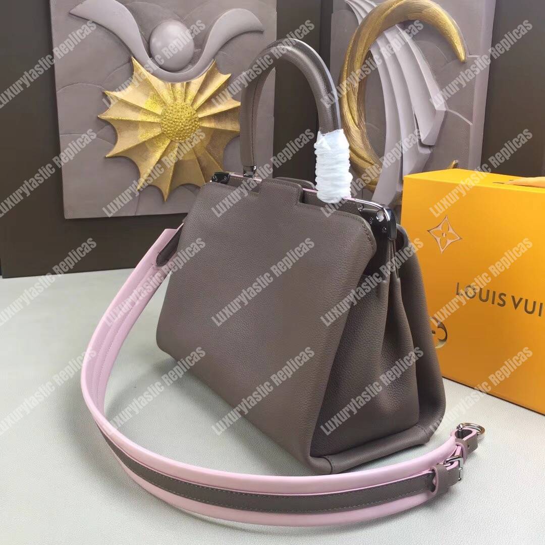 LV Astrid Veau Nuage Leather Taupe