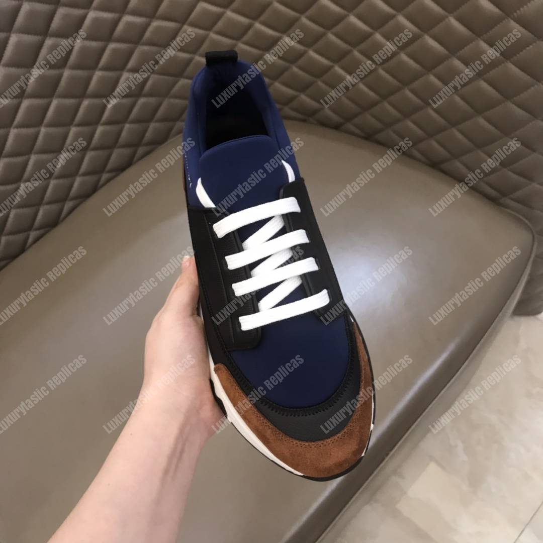 H**mes stadium sneaker blue/black