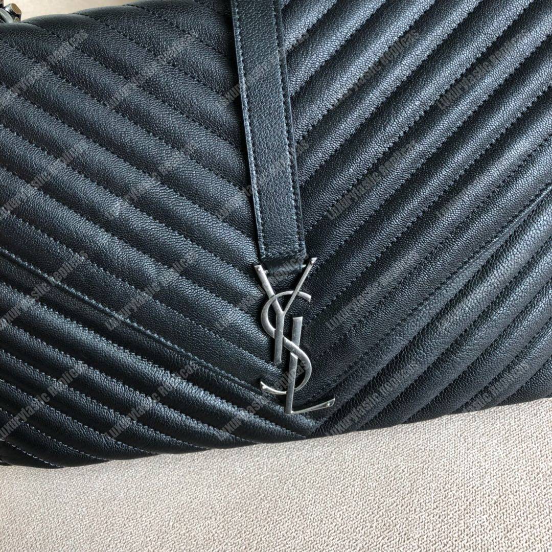 Saint Laurent Large College In Black